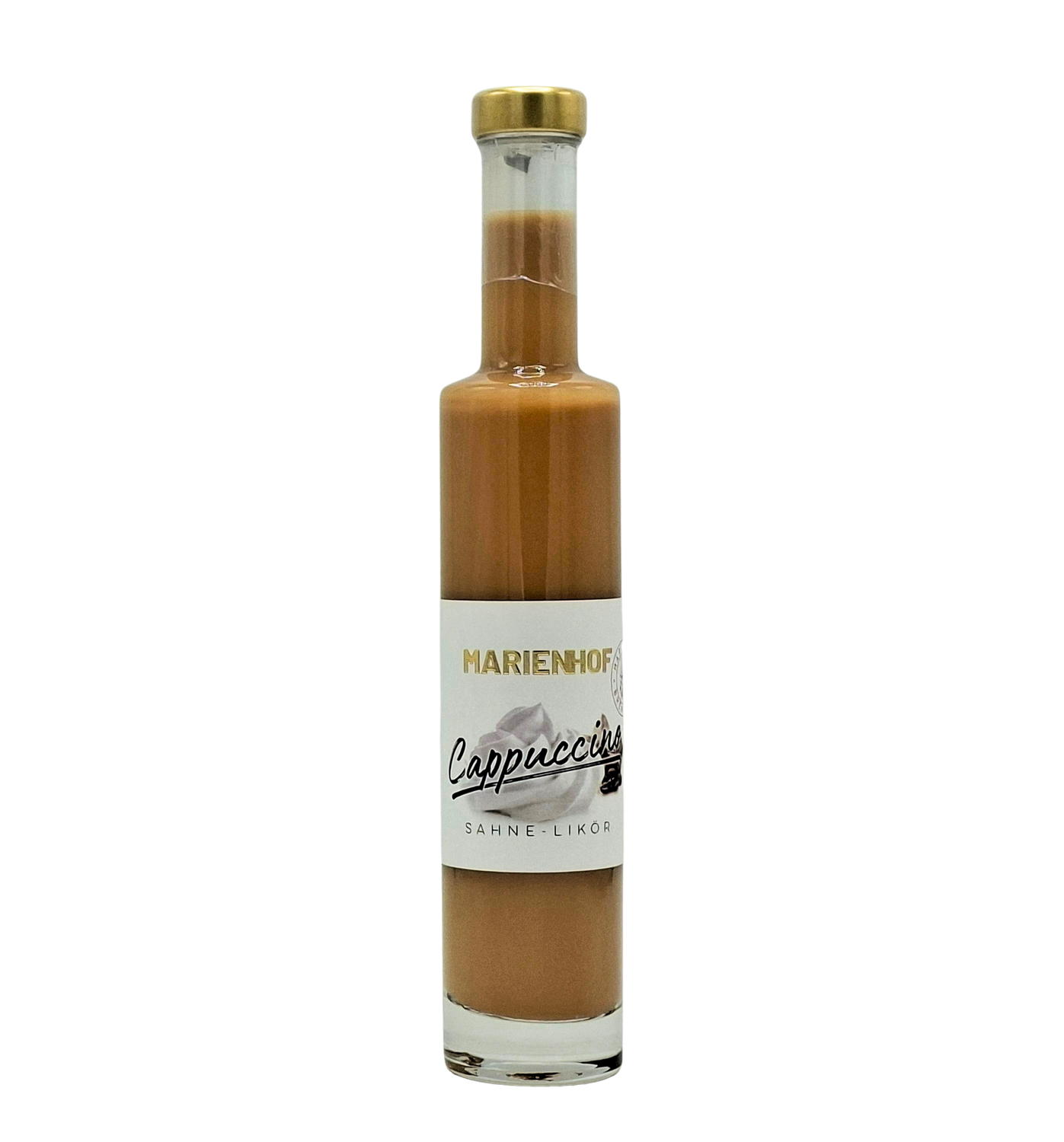 Marienhof Cappuccino-Sahne Likör 17 % Vol. 200 ml (54,75 €/ltr.) Marienhof Cappuccino-Sahne Likör 17 % Vol. 200 ml (54,75 €/ltr.)