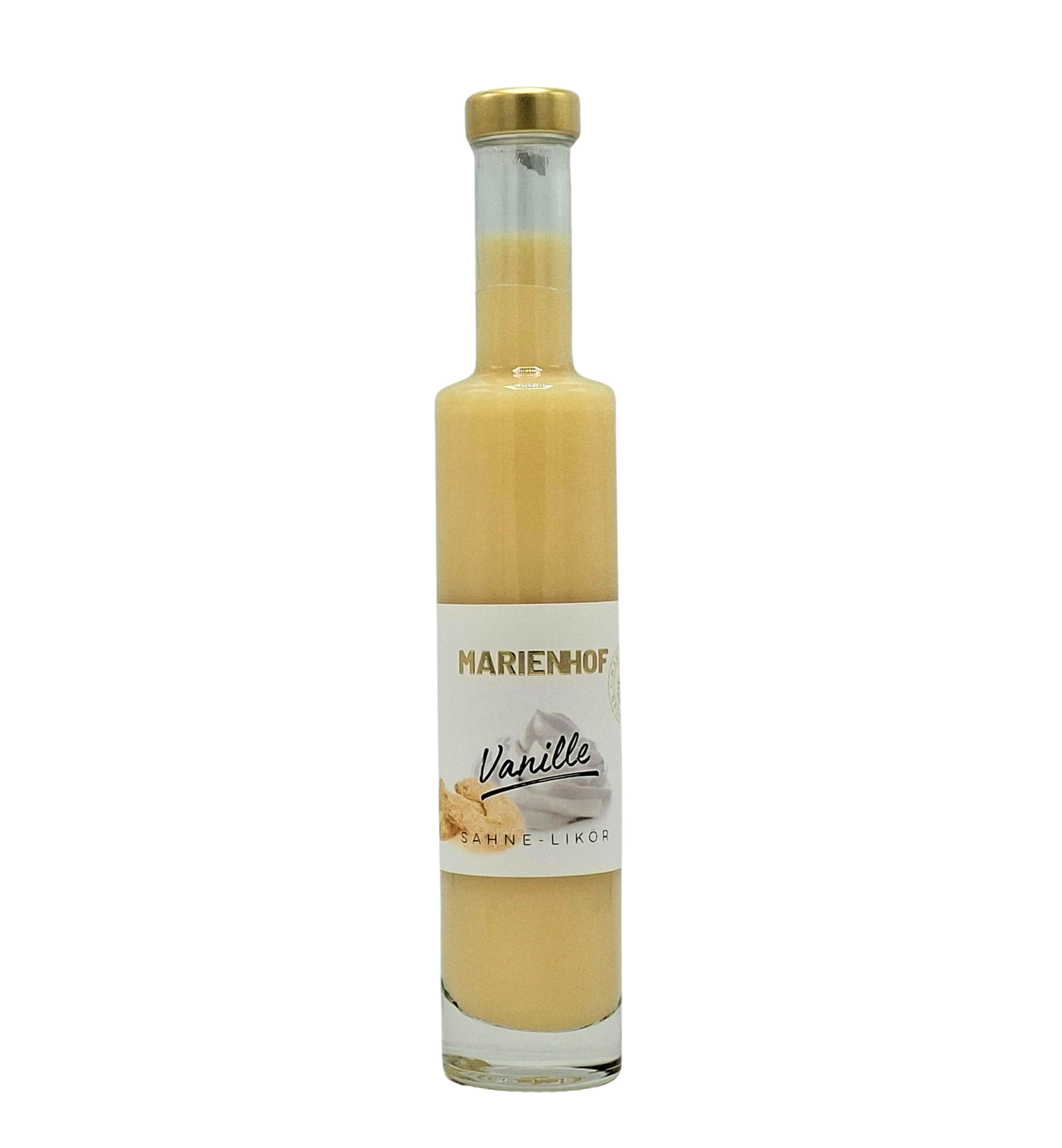 Marienhof Vanille- Sahnelikör 17 % Vol. 200 ml (54,75 €/ltr.) Marienhof Vanille- Sahnelikör 17 % Vol. 200 ml (54,75 €/ltr.)