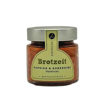 Lucullus Brotzeit Paprika & Aubergine - Brotaufstrich 120 g (33,25 €/kg) Lucullus Brotzeit Paprika & Aubergine - Brotaufstrich 120 g (33,25 €/kg)