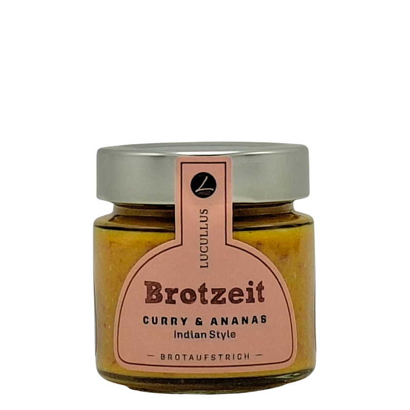 Lucullus Brotzeit Curry & Ananas - Brotaufstrich 125 g (31,92 €/kg)