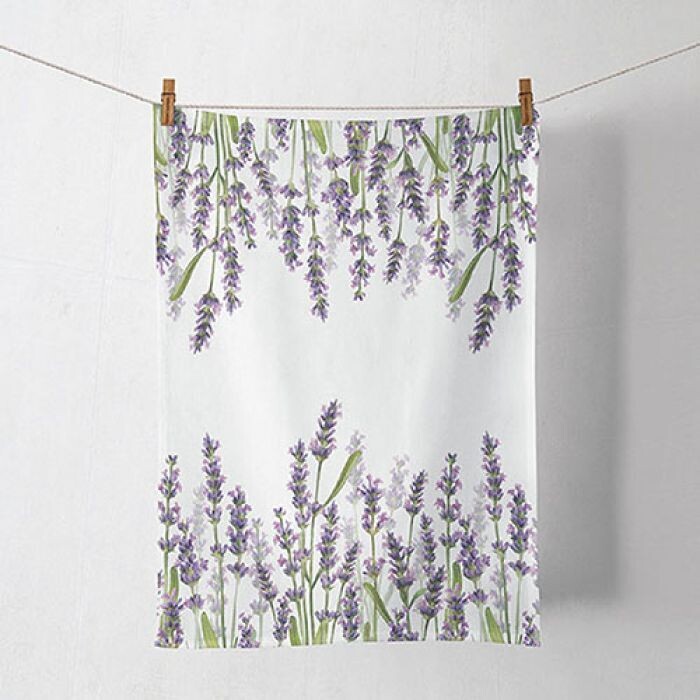 Ambiente Küchentuch 50 x 70 cm Lavender Shades White