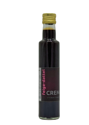 Feige-Dattel- Crema 3 % Säure 250 ml (37,80 €/ltr.) Feige-Dattel- Crema 3 % Säure 250 ml (37,80 €/ltr.)