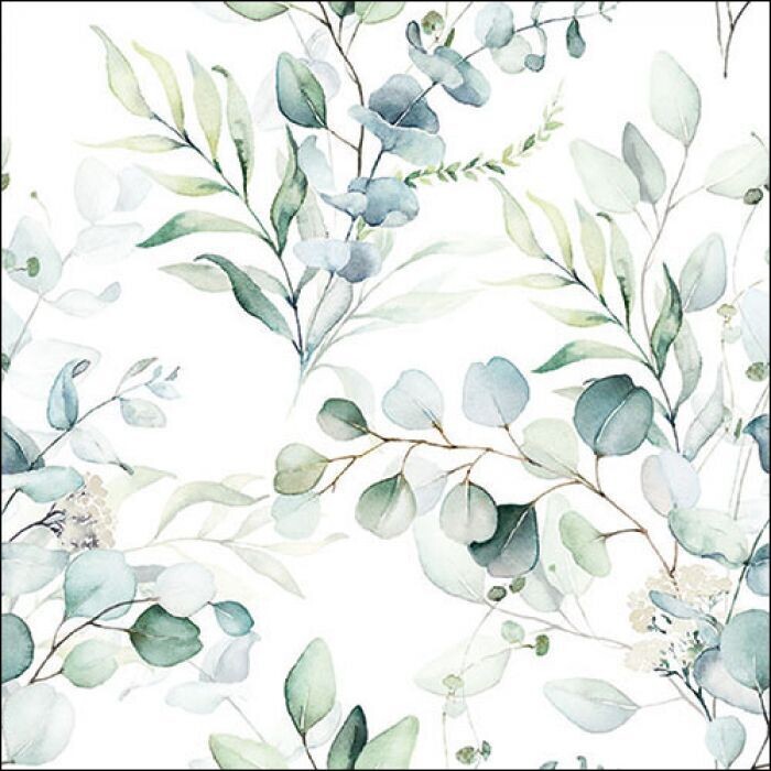 Ambiente Serviette Eucalyptus all over 33 x 33 cm Ambiente Serviette Eucalyptus all over 33 x 33 cm