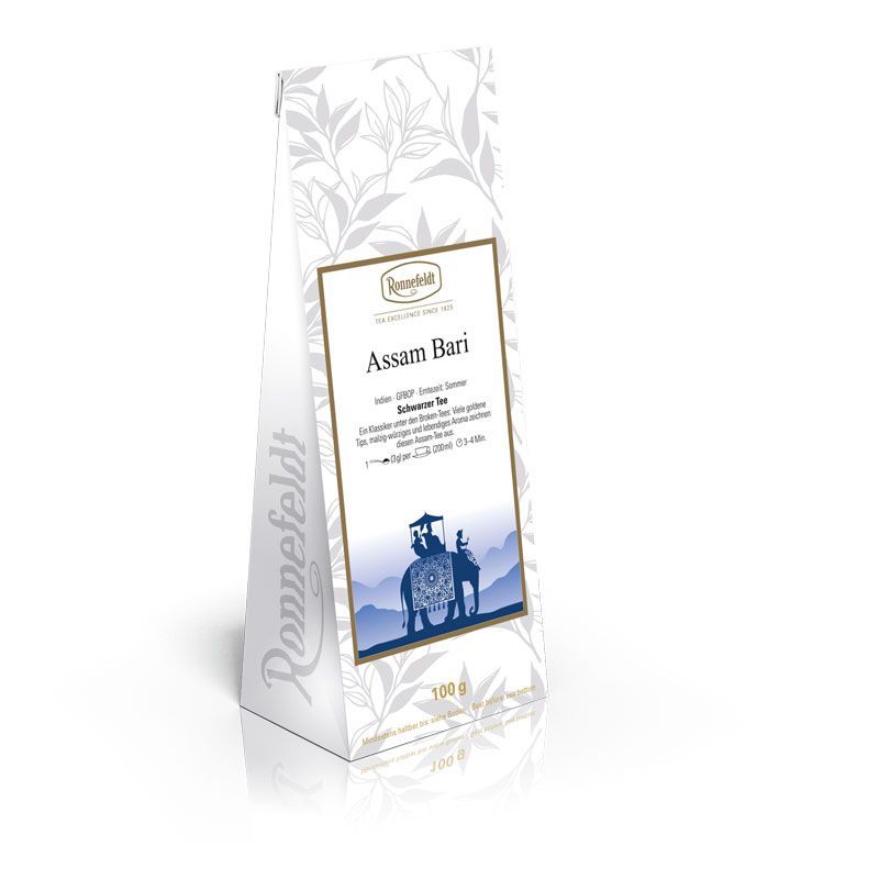 Ronnefeldt Assam Bari Schwarzer Tee 100 g (118,00 €/kg) Ronnefeldt Assam Bari Schwarzer Tee 100 g (118,00 €/kg)