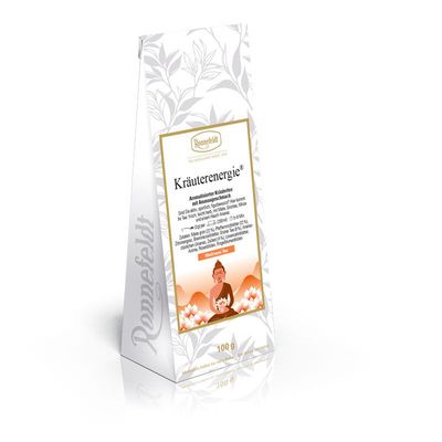 Ronnefeldt Kräuterenergie - Aromatisierter Kräutertee mit Ananasgeschmack 100 g ( 62,00 € / kg) Ronnefeldt Kräuterenergie - Aromatisierter Kräutertee mit Ananasgeschmack 100 g ( 62,00 € / kg)