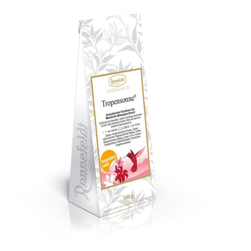 Ronnefeldt Tropensonne - Aromatisierter Früchtetee 100 g ( 62,00 € / kg ) Ronnefeldt Tropensonne - Aromatisierter Früchtetee 100 g ( 62,00 € / kg )