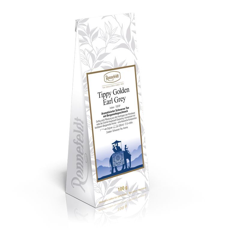Ronnefeldt Tippy Golden Earl Grey Aromatisierter Schwarzer Tee 100 g (84,00 € / kg) Ronnefeldt Tippy Golden Earl Grey Aromatisierter Schwarzer Tee 100 g (84,00 € / kg)