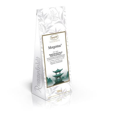 Ronnefeldt Morgentau Aromatisierter Grüner Tee mit Mango-Zitrusgeschmack 100 g ( 74,00 € / kg) Ronnefeldt Morgentau Aromatisierter Grüner Tee mit Mango-Zitrusgeschmack 100 g ( 74,00 € / kg)