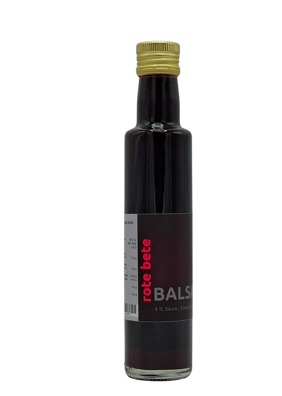 Rote Bete mit Apfel Balsam 4 % Säure 250 ml ( 34,80 €/ltr.)