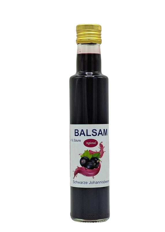 Schwarzer Johannisbeer Balsam 4 % Säure 250 ml (39,60 €  /  ltr.)