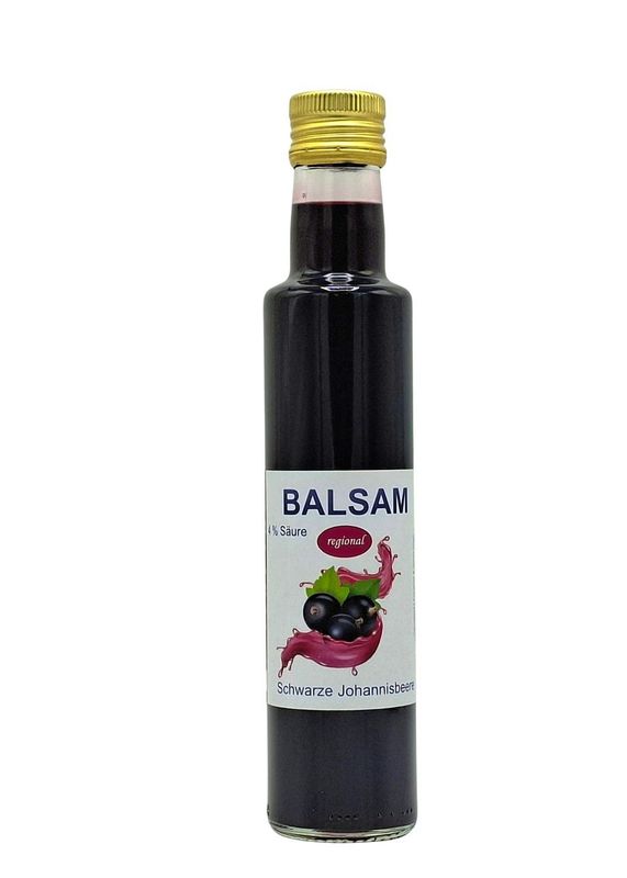 Schwarzer Johannisbeer Balsam 4 % Säure 250 ml (39,60 €  /  ltr.)