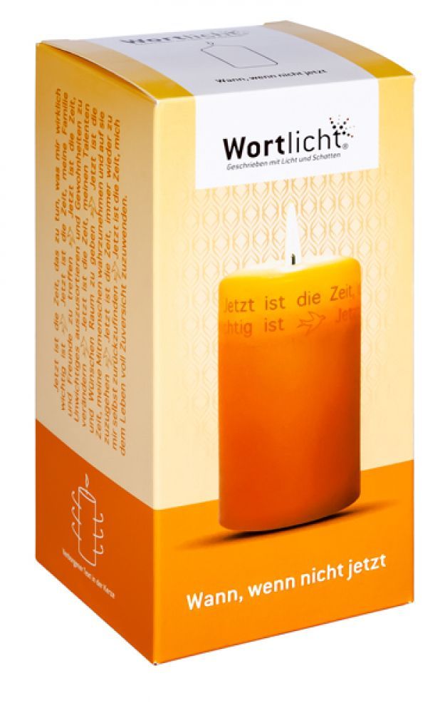 Wortlicht "Wann, wenn nicht jetzt"