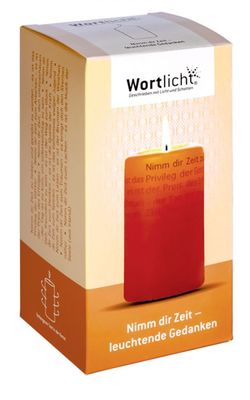 Wortlicht Wortlicht "Nimm dir Zeit - leuchtende Gedanken"
