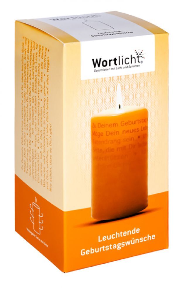 Wortlicht Wortlicht "Leuchtende Geburtstagswünsche"