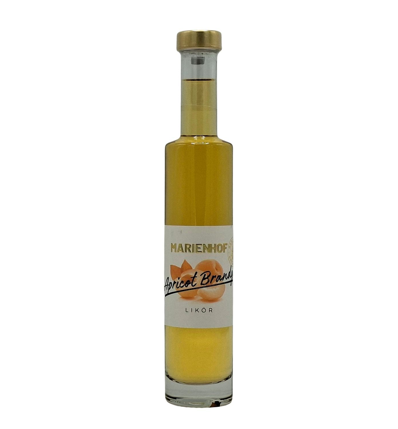 Marienhof Apricot Brandy Likör 25 % Vol. 200 ml (54,75 € / ltr.) Marienhof Apricot Brandy Likör 25 % Vol. 200 ml (54,75 € / ltr.)