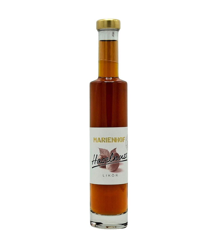 Marienhof Haselnuss Likör 22 %  200 ml  (54,75 € / ltr.)