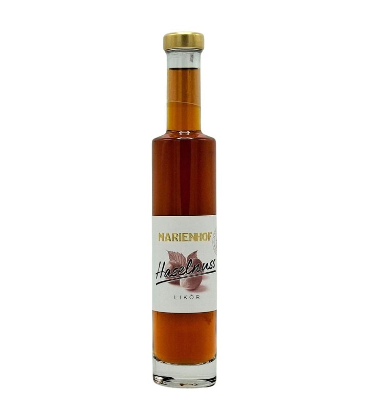 Marienhof Haselnuss Likör 22 % 200 ml (54,75 € / ltr.) Marienhof Haselnuss Likör 22 % 200 ml (54,75 € / ltr.)