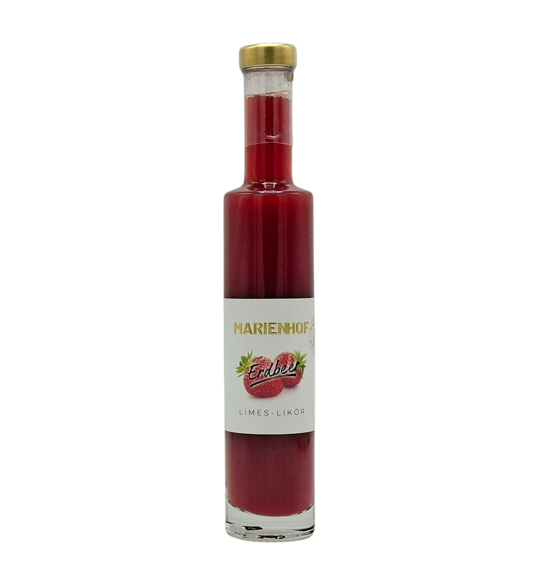 Marienhof Erdbeer-Limes Likör 16 % Vol. 200 ml  (54,75 € / ltr.)