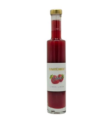 Marienhof Erdbeer-Limes Likör 16 % Vol. 200 ml (54,75 € / ltr.) Marienhof Erdbeer-Limes Likör 16 % Vol. 200 ml (54,75 € / ltr.)
