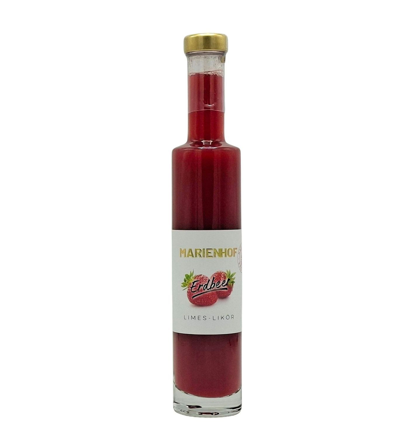 Marienhof Erdbeer-Limes Likör 16 % Vol. 200 ml (54,75 € / ltr.) Marienhof Erdbeer-Limes Likör 16 % Vol. 200 ml (54,75 € / ltr.)