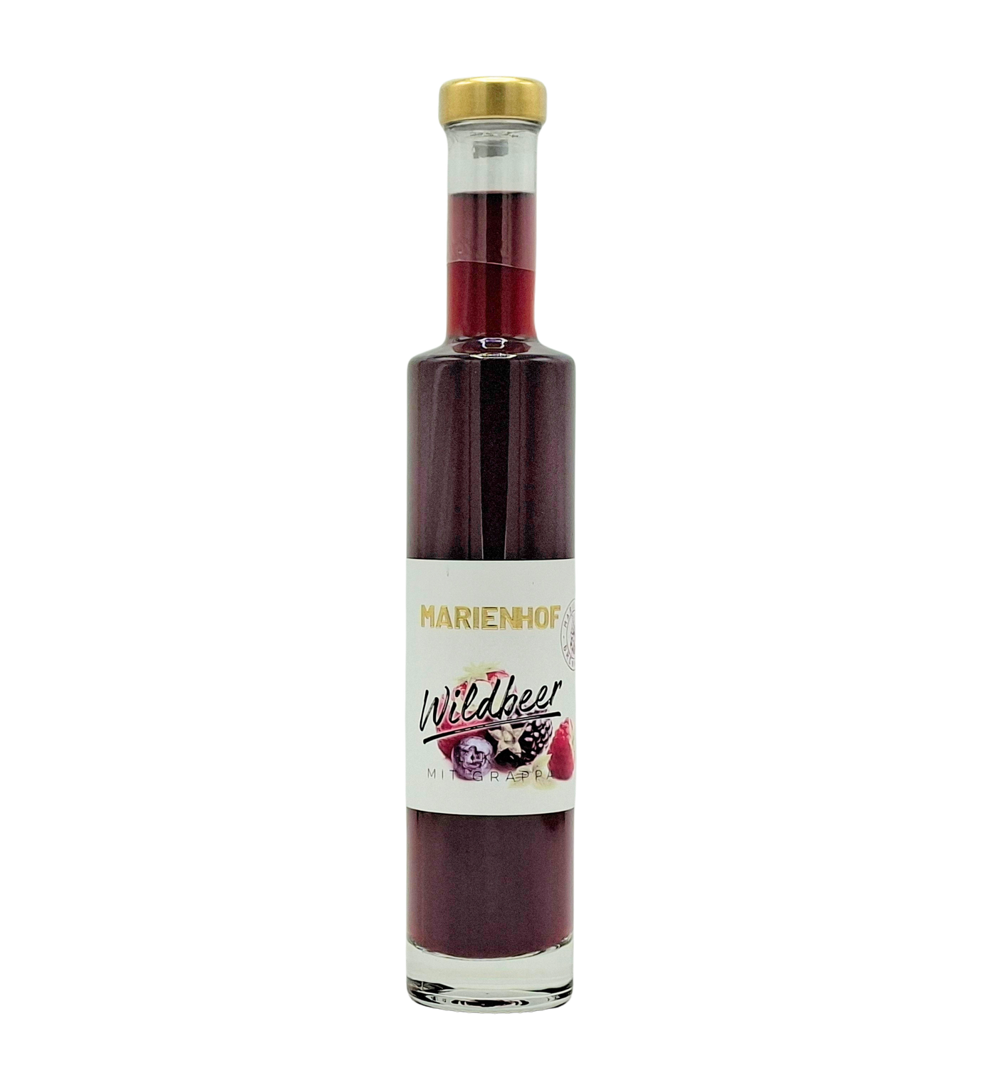 Marienhof Wildbeer Likör mit Grappa 20 % Vol. 200 ml (54,75 €/ltr.) Marienhof Wildbeer Likör mit Grappa 20 % Vol. 200 ml (54,75 €/ltr.)
