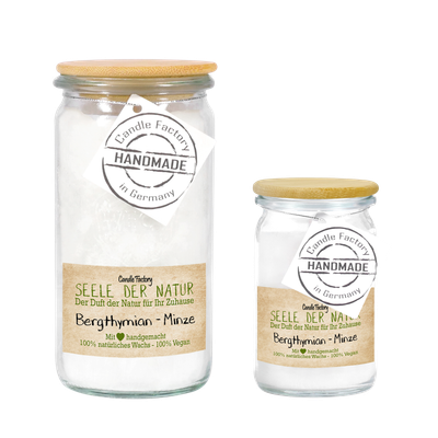 Candle Factory Duftkerze Candle Factory Duftkerze "Seele der Natur" Bergthymian-Minze