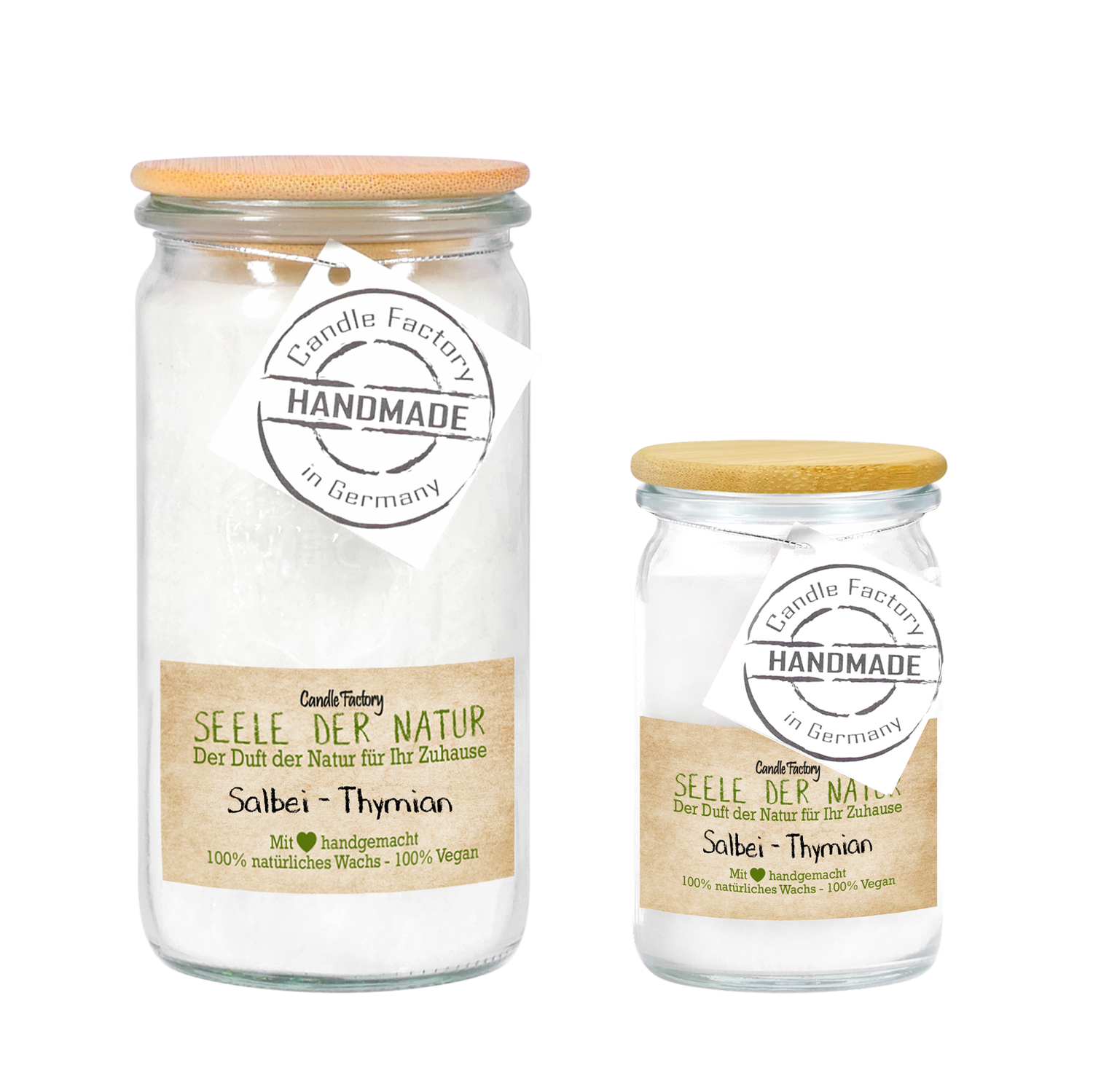 Candle Factory Duftkerze Candle Factory Duftkerze "Seele der Natur" Salbei-Thymian