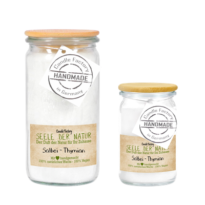 Candle Factory Duftkerze Candle Factory Duftkerze "Seele der Natur" Salbei-Thymian