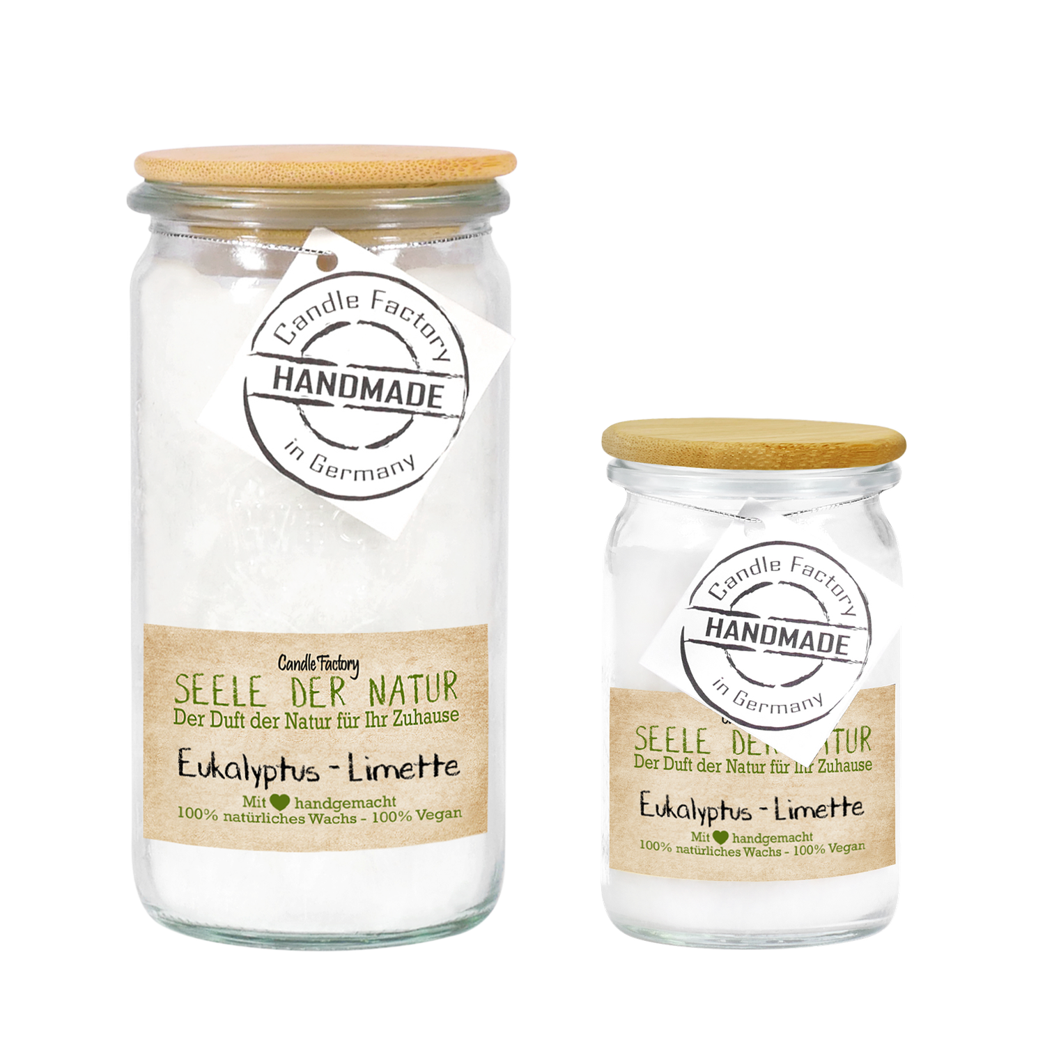 Candle Factory Duftkerze Candle Factory Duftkerze "Seele der Natur" Eukalyptus-Limette