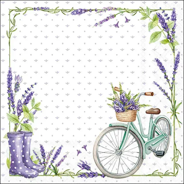 Ambiente Serviette  33 x 33 cm Lavender love