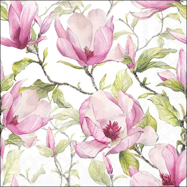 Ambiente Serviette 33 x 33 cm Magnolia Ambiente Serviette 33 x 33 cm Magnolia