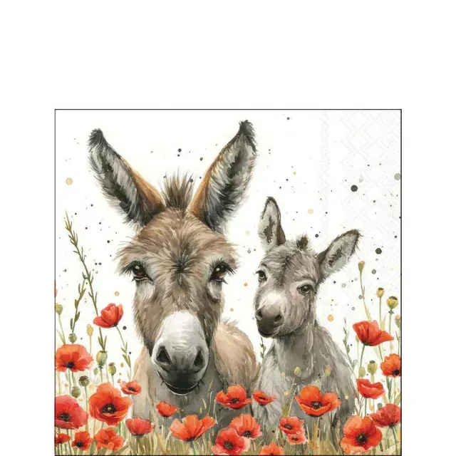 Ambiente Serviette 25 x 25 cm Lilly & Lou Ambiente Serviette 25 x 25 cm Lilly & Lou
