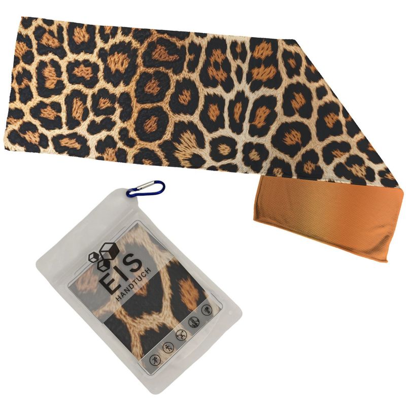 Eishandtuch 80 x 24 cm "Leopardenmuster"