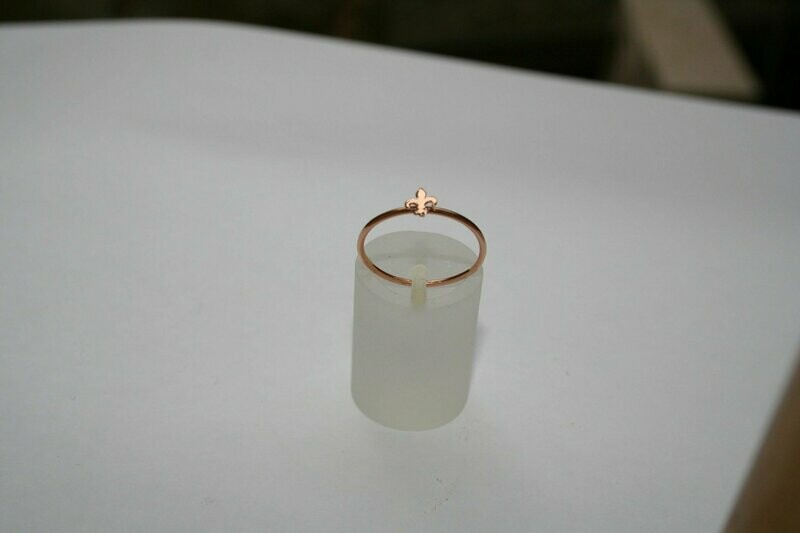 Fede in Oro 18K con Giglio
