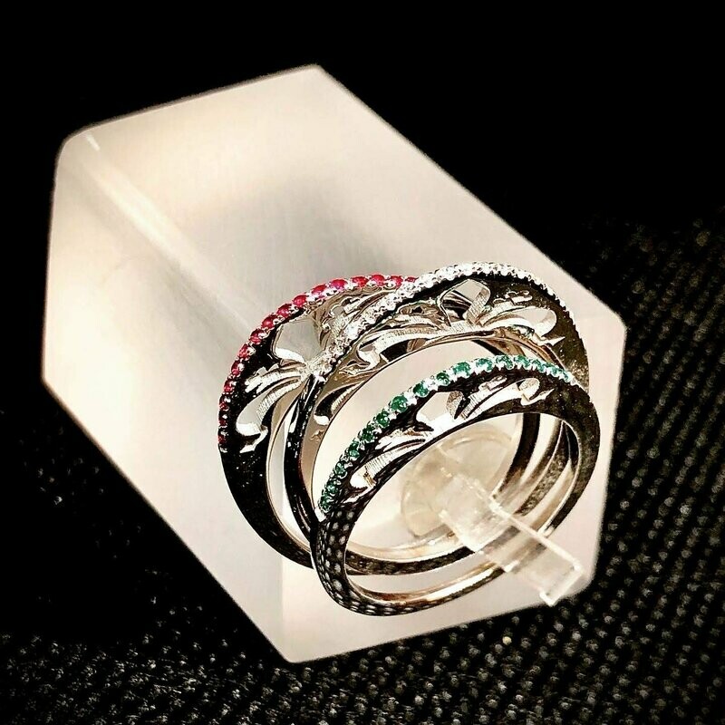 Fedine Gigliate in Oro 18K