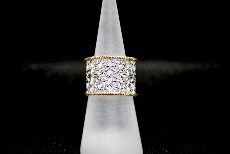 Fascia traforata stile Fiorentino in Oro18K 