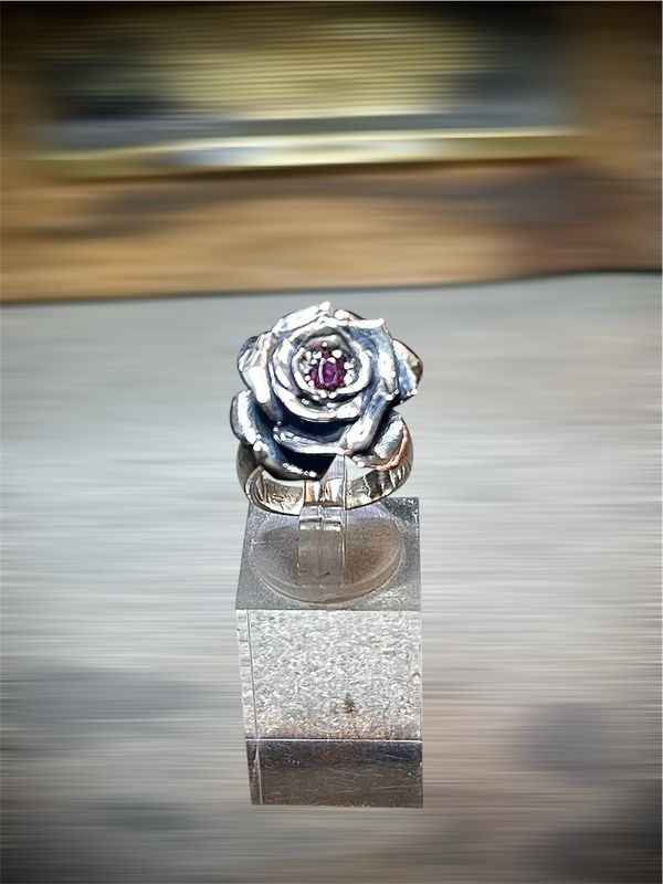 Anello Rosa argento 925