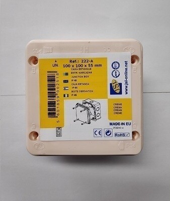 222/A - Caixa Estanque s/entradas 100x100x55 222/A - Caixa Estanque s/entradas 100x100x55