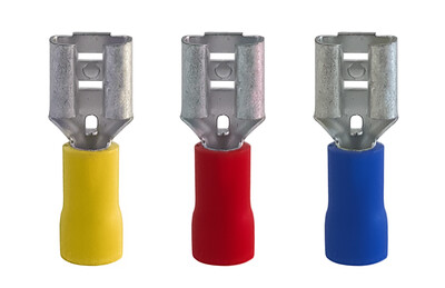 TFF 2,5/6,3/08-Terminal isolado fast-on fêmea Azul