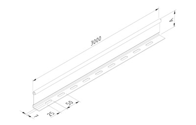 CT60/D/3/PG-Separador para caminhos de cabos CT60/D/3/PG-Separador para caminhos de cabos