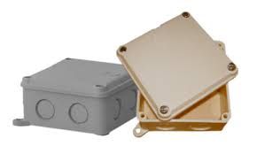 Caixa estanque 80x80 - 320 cinza