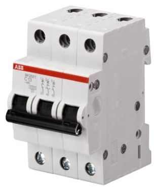 SH203 T - C 16 - Disjuntor 3P 16A 3KA "C"