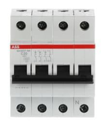 SH203 T - C 20 NA - Disjuntor 3P+N 3KA "C"