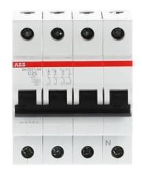 SH203 T - C 25 NA - Disjuntor 3P+N 3KA "C"