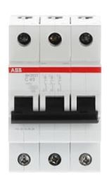 SH203 T - C 40 - Disjuntor 3P 40A 3KA "C"