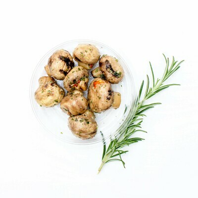 Champignons gegrillt