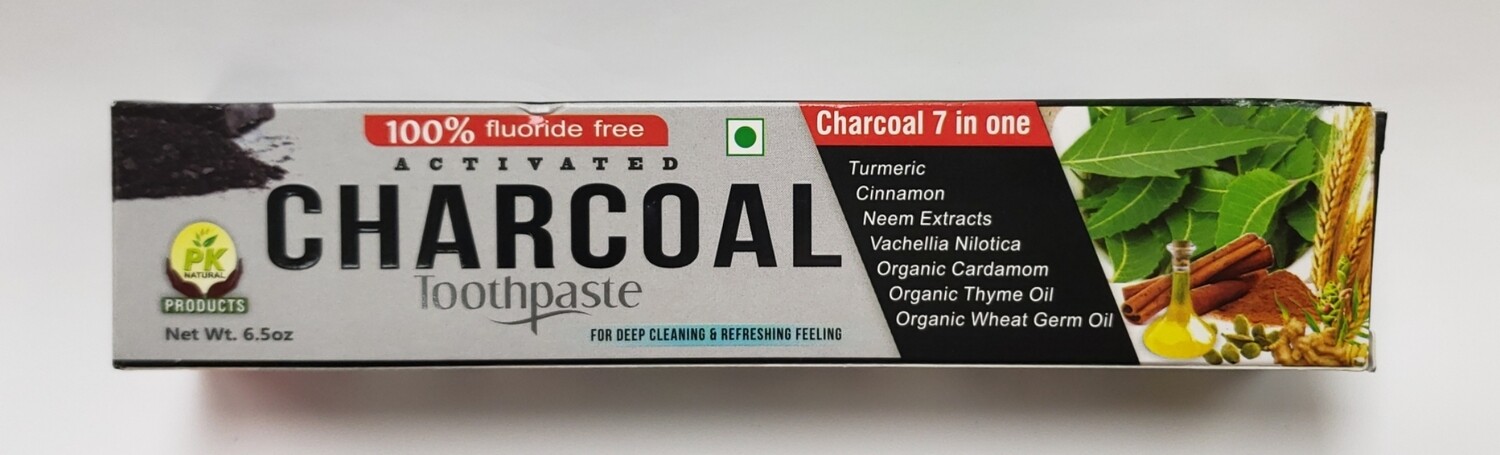 Pk Naturals Activated Charcoal Toothpaste