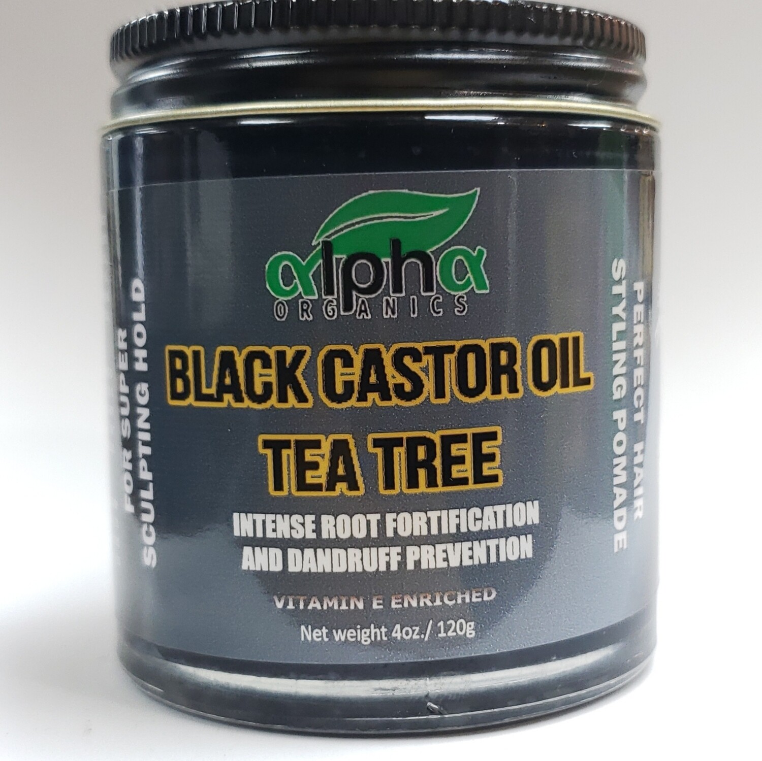 Alpha Organics-Black Castor Oil with Tea Tree