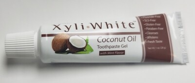 Travel Size Xyli•White Coconut Oil Toothpaste gel