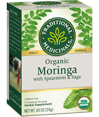 Organic Moringa with Spearmint & Sage